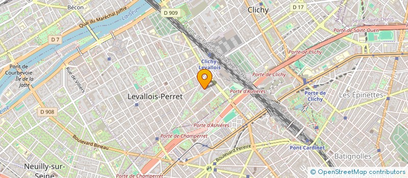 localisation de l'entreprise MONSIEUR CLAUDE DA FONSECA à LEVALLOIS-PERRET