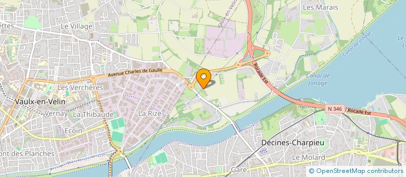 localisation de l'entreprise MONSIEUR CLAUDE DA-SILVA  DECINES-CHARPIEU