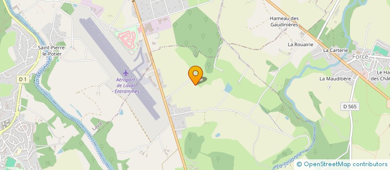 localisation de l'entreprise MONSIEUR CLAUDE DALIGAULT  ENTRAMMES