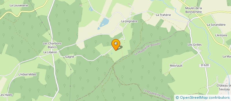 localisation de l'entreprise MONSIEUR CLAUDE DANET à MOUTIERS-AU-PERCHE