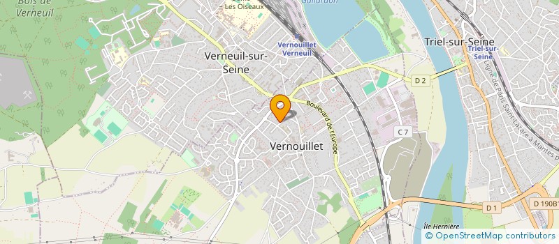 localisation de l'entreprise MONSIEUR CLAUDE DANIEL à VERNOUILLET