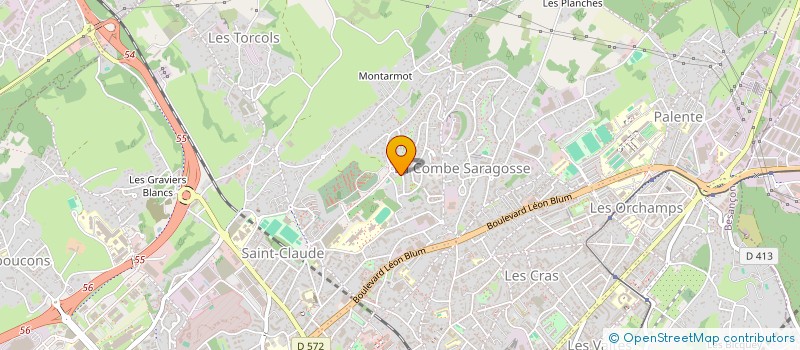 localisation de l'entreprise MONSIEUR CLAUDE DANIELLI à BESANCON