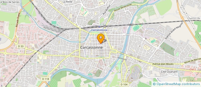 localisation de l'entreprise MONSIEUR CLAUDE DANJOU à CARCASSONNE