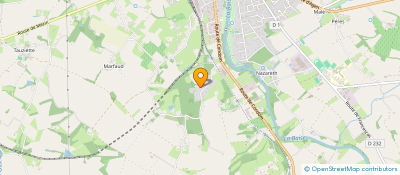 localisation de l'entreprise MONSIEUR CLAUDE DANTIGNY  NERAC