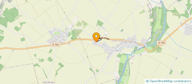 localisation de l'entreprise MONSIEUR CLAUDE DANTON  PAS-DE-JEU