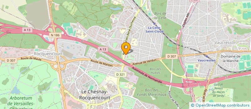 localisation de l'entreprise MONSIEUR CLAUDE DAOU  LA CELLE-SAINT-CLOUD