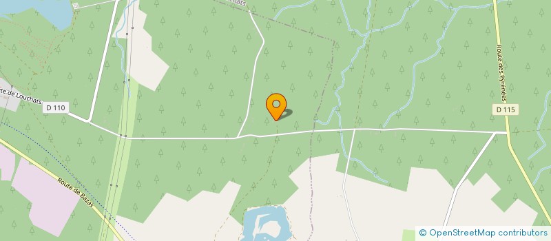 localisation de l'entreprise MONSIEUR CLAUDE DARCOS  HOSTENS