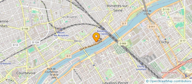 localisation de l'entreprise MONSIEUR CLAUDE DARMON à COURBEVOIE