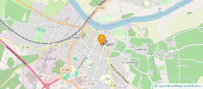 localisation de l'entreprise MONSIEUR CLAUDE DARROZE à LANGON