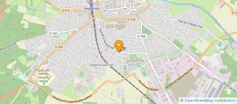 localisation de l'entreprise MONSIEUR CLAUDE DAUL  NIEDERSCHAEFFOLSHEIM