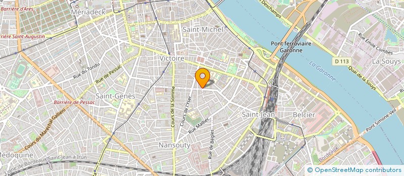 localisation de l'entreprise MONSIEUR CLAUDE DAUMAS à BORDEAUX