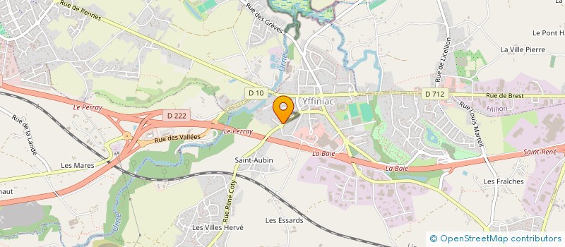 localisation de l'entreprise MONSIEUR CLAUDE DAUPHIN  YFFINIAC