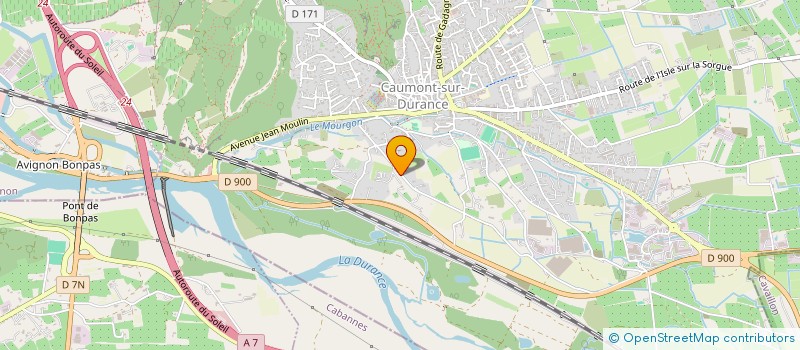 localisation de l'entreprise MONSIEUR CLAUDE DAUTHEVILLE  CAUMONT-SUR-DURANCE