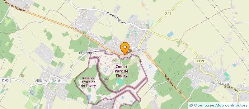 localisation de l'entreprise MONSIEUR CLAUDE DAUVEL  THOIRY