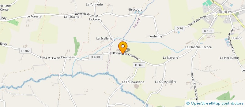 localisation de l'entreprise MONSIEUR CLAUDE DAVID à SAINT-MARTIN-DE-CENILLY