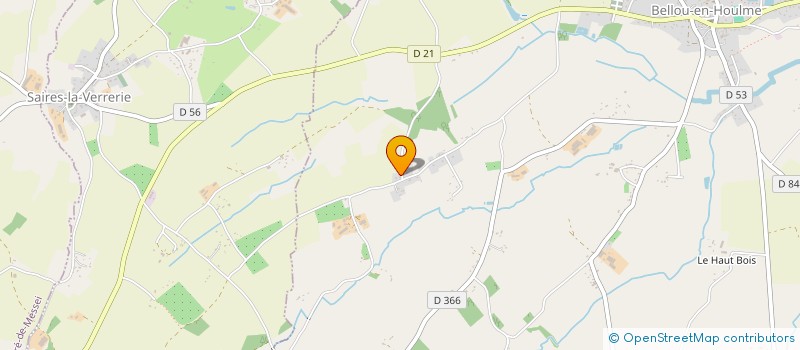 localisation de l'entreprise MONSIEUR CLAUDE DAVY à LE MENIL DE BRIOUZE