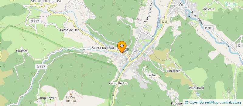 localisation de l'entreprise MONSIEUR CLAUDE DE CORNUAUD à SEIX