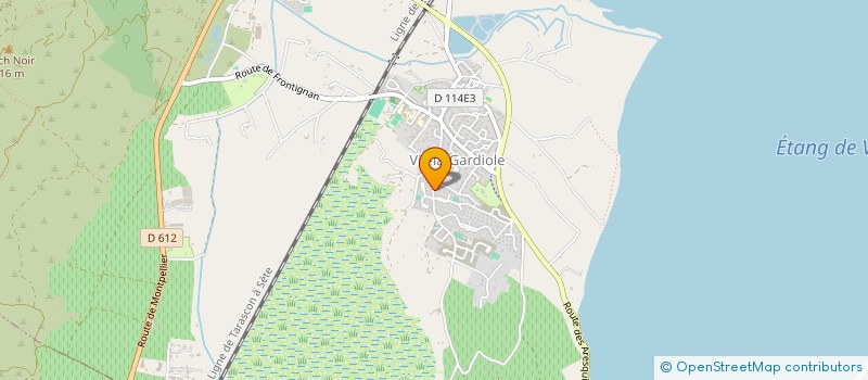 localisation de l'entreprise MONSIEUR CLAUDE DEBAILLE  VIC-LA-GARDIOLE