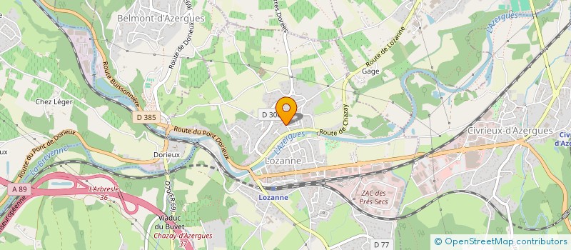 localisation de l'entreprise MONSIEUR CLAUDE DECOURT  LOZANNE