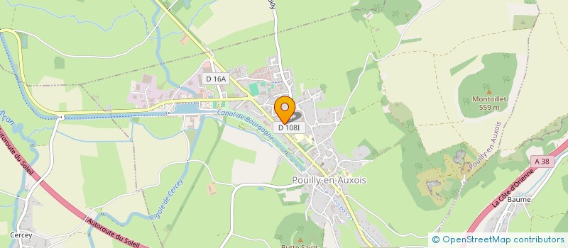 localisation de l'entreprise MONSIEUR CLAUDE DEDREUX  POUILLY-EN-AUXOIS