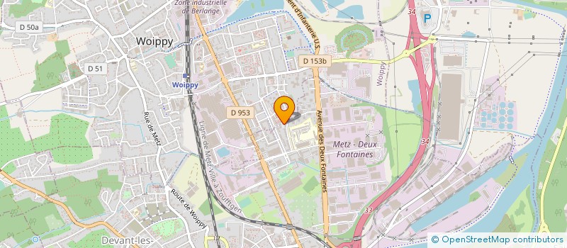 localisation de l'entreprise MONSIEUR CLAUDE DEGRANGE  METZ