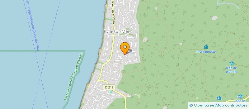 localisation de l'entreprise MONSIEUR CLAUDE DEL NIBBIO à LA TESTE-DE-BUCH