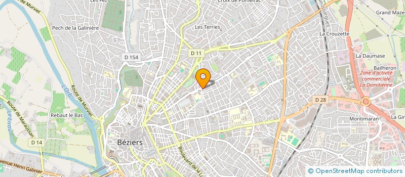 localisation de l'entreprise MONSIEUR CLAUDE DEL VASTO à BEZIERS