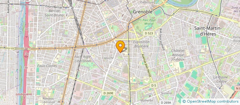 localisation de l'entreprise MONSIEUR CLAUDE DELAFOSSE à GRENOBLE