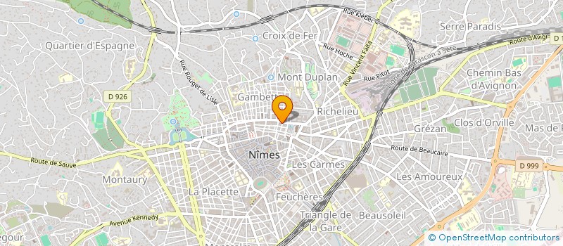 localisation de l'entreprise MONSIEUR CLAUDE DELAGE à NIMES