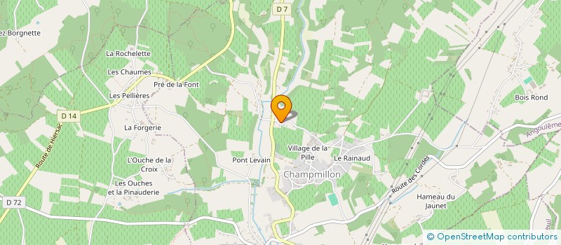localisation de l'entreprise MONSIEUR CLAUDE DELAGE à MOULIDARS