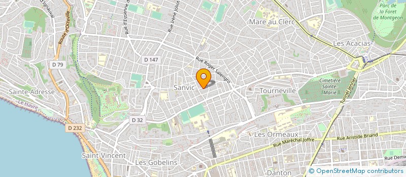 localisation de l'entreprise MONSIEUR CLAUDE DELAHALLE à LE HAVRE