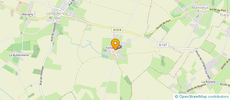 localisation de l'entreprise MONSIEUR CLAUDE DELAMARE  LONGUES-SUR-MER