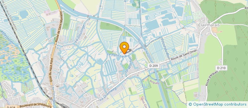 localisation de l'entreprise MONSIEUR CLAUDE DELAPLACE  SALPERWICK