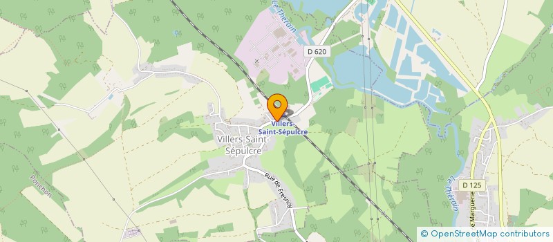 localisation de l'entreprise MONSIEUR CLAUDE DELAUNAY  VILLERS-SAINT-SEPULCRE