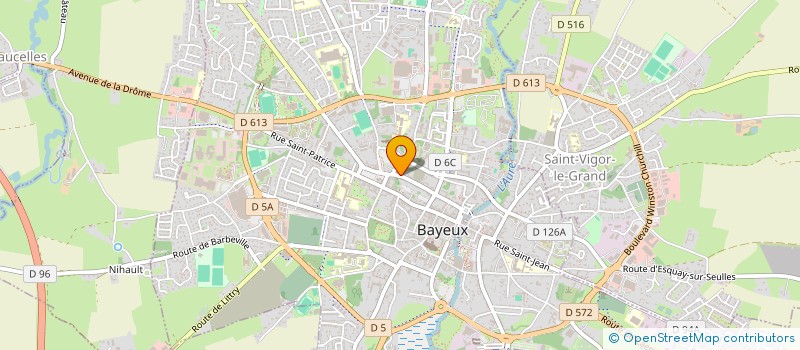 localisation de l'entreprise MONSIEUR CLAUDE DELAVILLE  BAYEUX