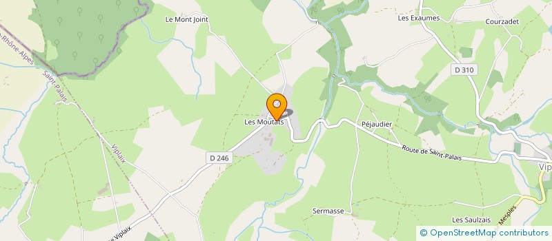 localisation de l'entreprise MONSIEUR CLAUDE DELEMONTEZ  VIPLAIX