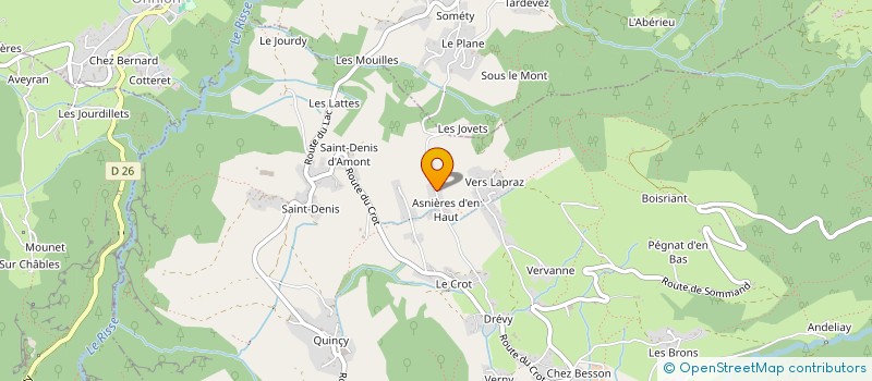 localisation de l'entreprise MONSIEUR CLAUDE DELHOM  MIEUSSY