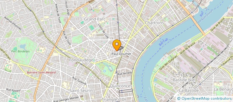 localisation de l'entreprise MONSIEUR CLAUDE DELLECI à BORDEAUX