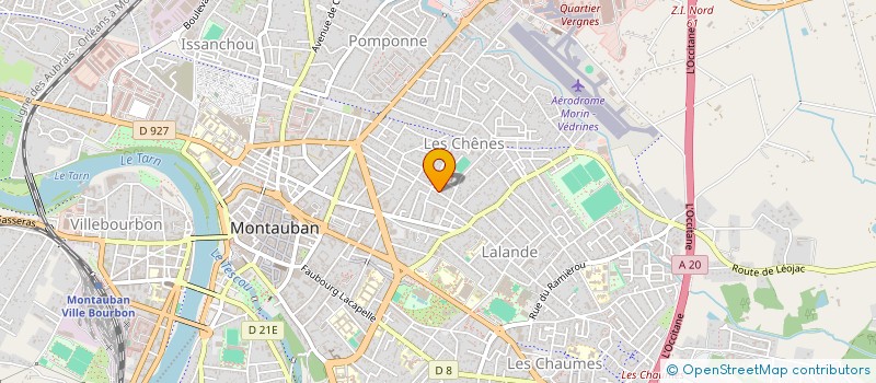 localisation de l'entreprise MONSIEUR CLAUDE DELRIEU  MONTAUBAN