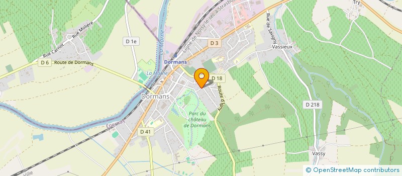 localisation de l'entreprise MONSIEUR CLAUDE DEMARQUE  DORMANS