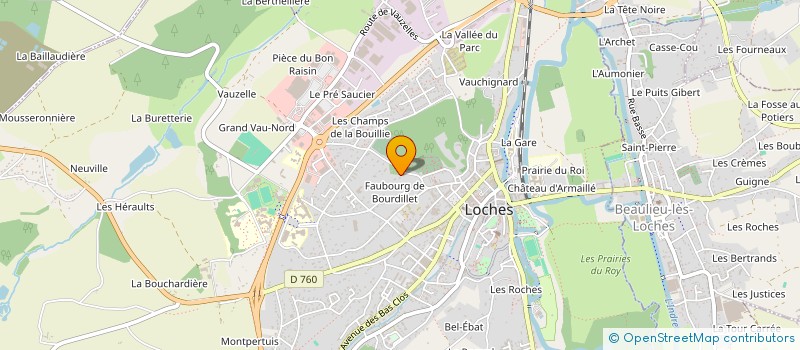 localisation de l'entreprise MONSIEUR CLAUDE DEMAY  LOCHES