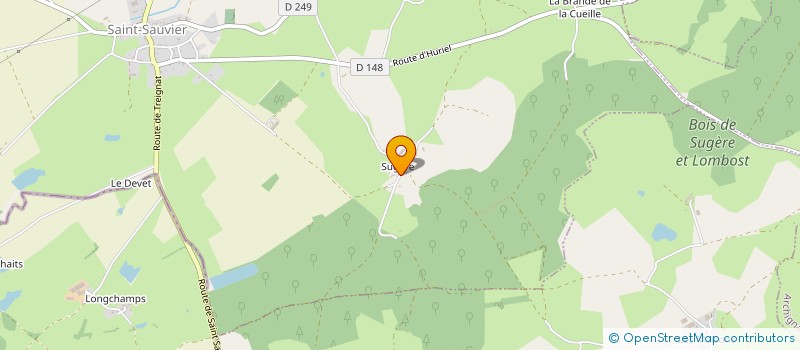 localisation de l'entreprise MONSIEUR CLAUDE DEMOCRATE  SAINT-SAUVIER