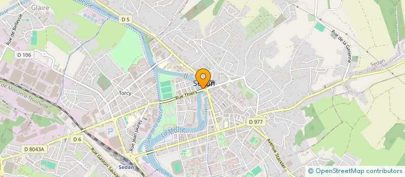 localisation de l'entreprise MONSIEUR CLAUDE DEMOULIN  SEDAN