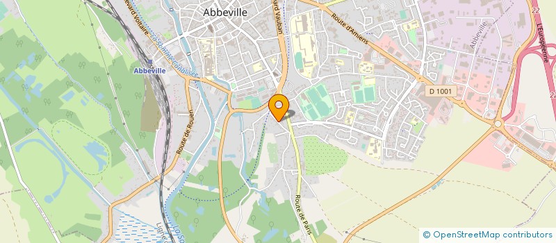 localisation de l'entreprise MONSIEUR CLAUDE DENEUX à ABBEVILLE