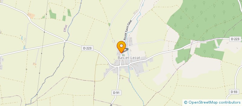 localisation de l'entreprise MONSIEUR CLAUDE DENIER  BAS-ET-LEZAT