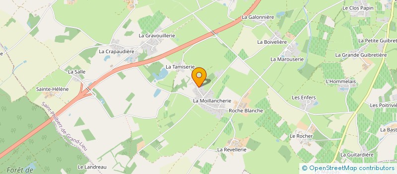 localisation de l'entreprise MONSIEUR CLAUDE DENIS à SAINT-PHILBERT-DE-GRAND-LIEU