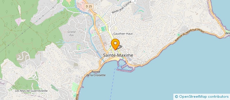 localisation de l'entreprise MONSIEUR CLAUDE DEPIESSE à SAINTE MAXIME
