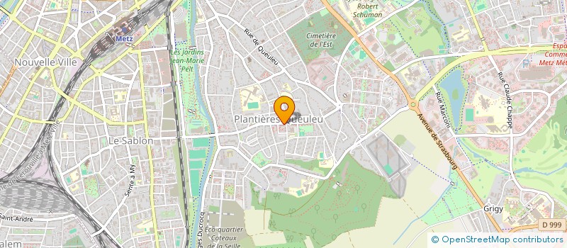 localisation de l'entreprise MONSIEUR CLAUDE DEPRIMOZ à METZ