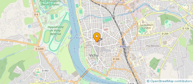 localisation de l'entreprise MONSIEUR CLAUDE DEQUAIRE à VICHY