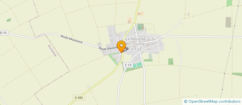 localisation de l'entreprise MONSIEUR CLAUDE DEREIMS  LA NEUVILLE-EN-TOURNE-A-FUY